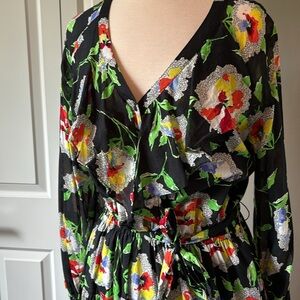 Ralph Lauren Cotton voile dress size 14 NWT